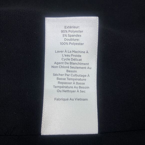 Talbots Long Pleated Full Skirt Geometric Print Lined Side Zip Black Red Size 6 - Picture 8 of 10